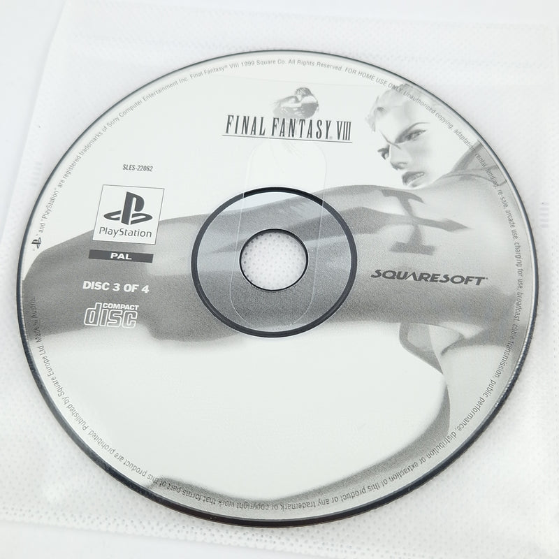 Playstation 1 Spiel : Final Fantasy VIII 8 - CD + Anleitung mit Lösungsbuch PS1