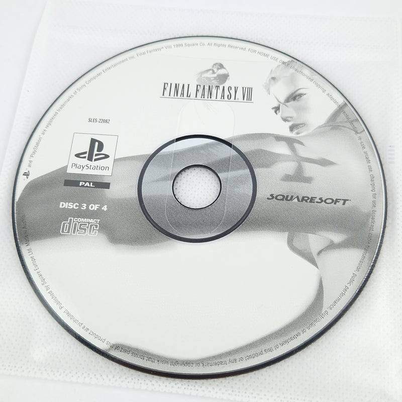 Playstation 1 game: Final Fantasy VIII 8 - CD + instructions with solution book PS1