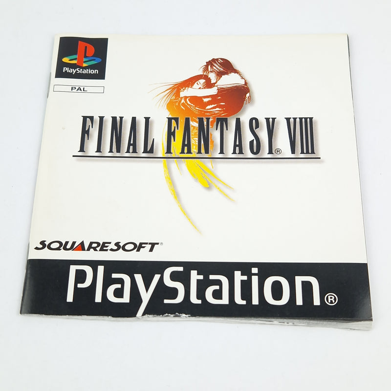 Playstation 1 Spiel : Final Fantasy VIII 8 - CD + Anleitung mit Lösungsbuch PS1