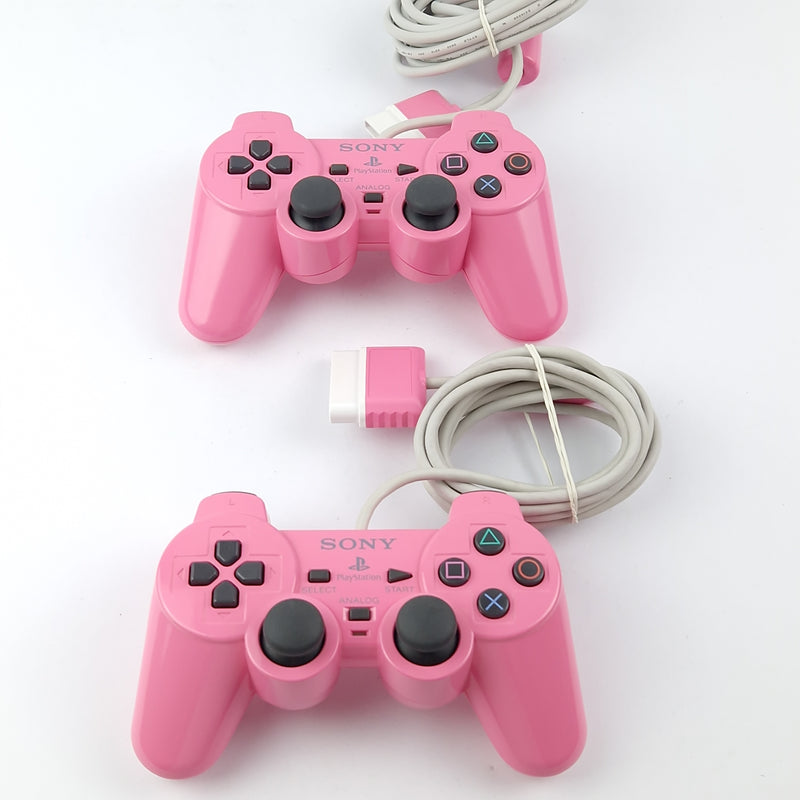 Playstation 2 Console: PS2 Starter Pack - Pink Pink / PS2 OVP PAL Console