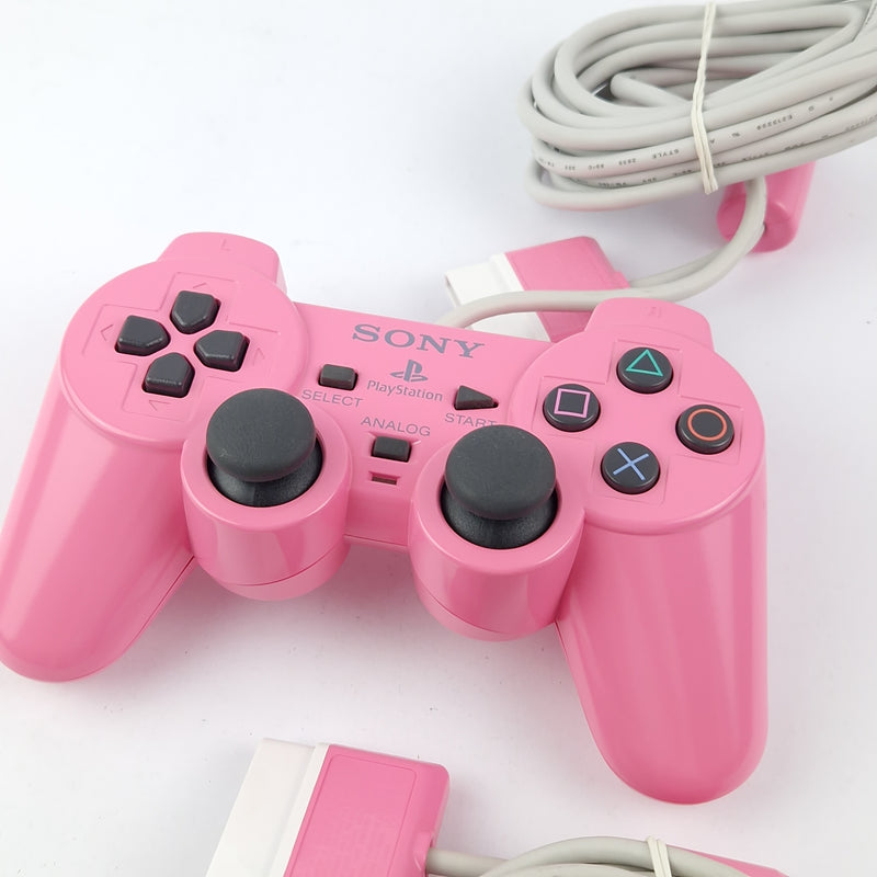 Playstation 2 Console: PS2 Starter Pack - Pink Pink / PS2 OVP PAL Console