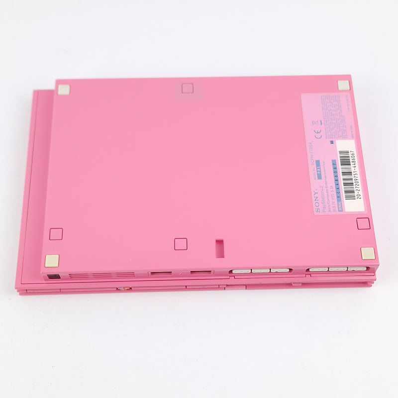 Playstation 2 Console: PS2 Starter Pack - Pink Pink / PS2 OVP PAL Console