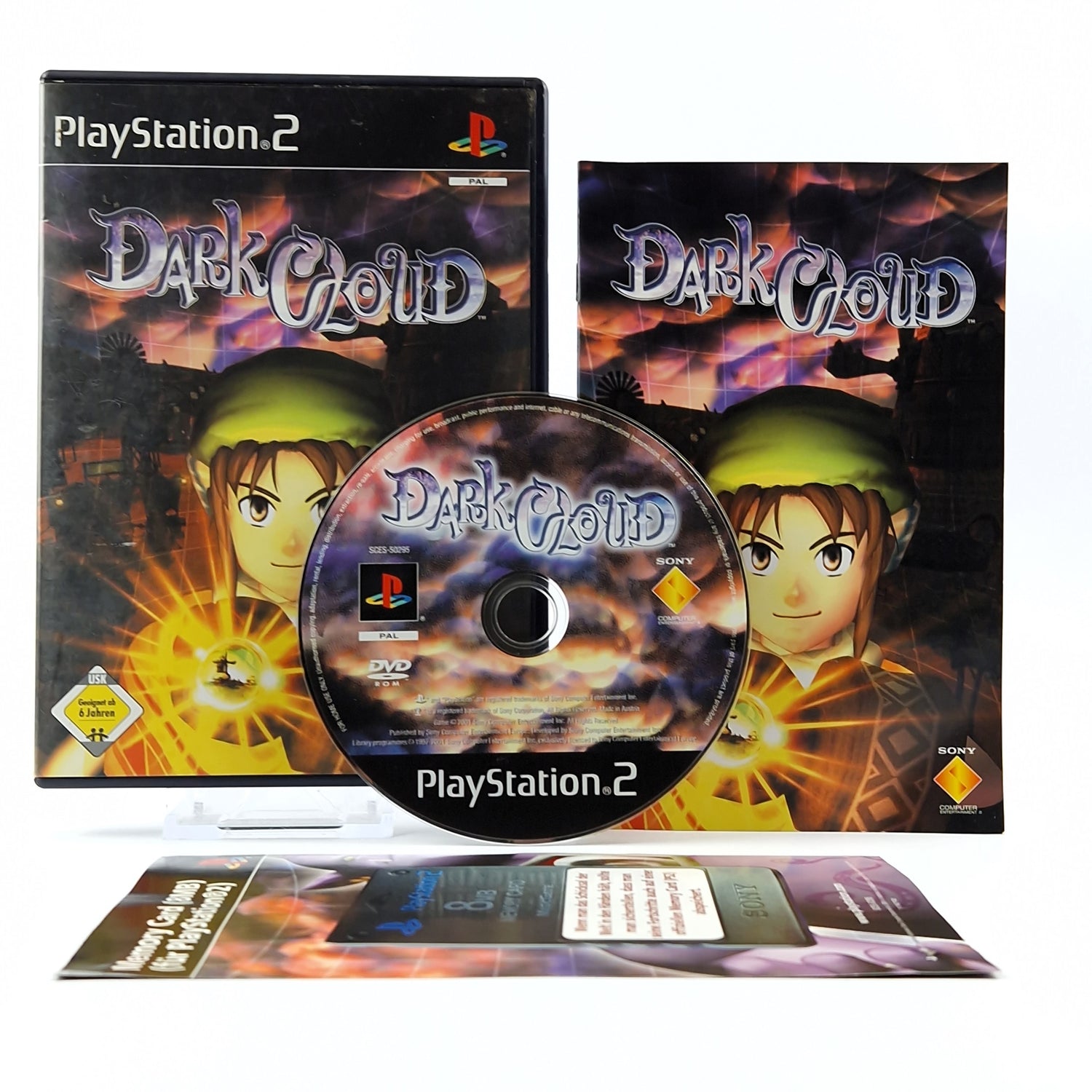 Playstation 2 game: Dark Cloud - CD instructions OVP cib / SONY PS2 PAL