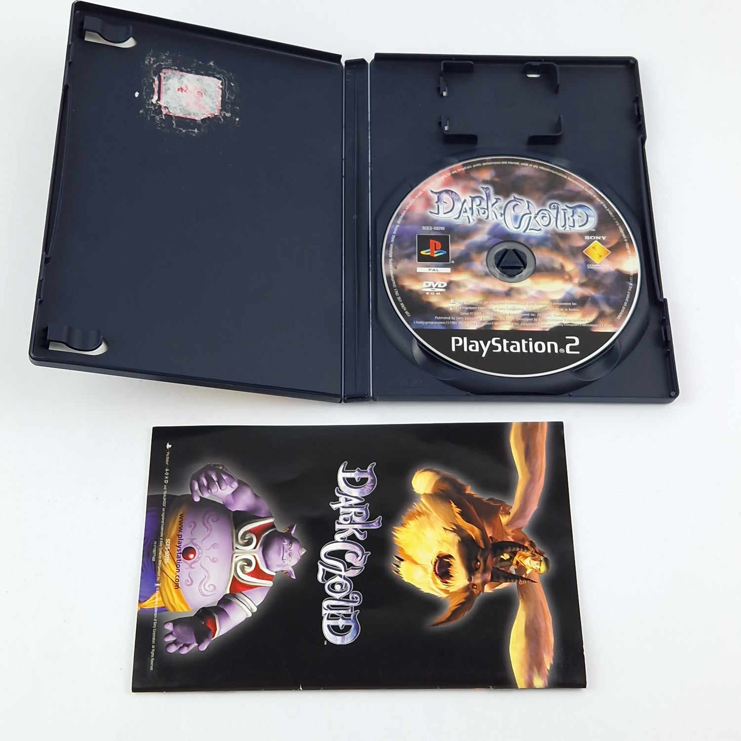 Playstation 2 game: Dark Cloud - CD instructions OVP cib / SONY PS2 PAL