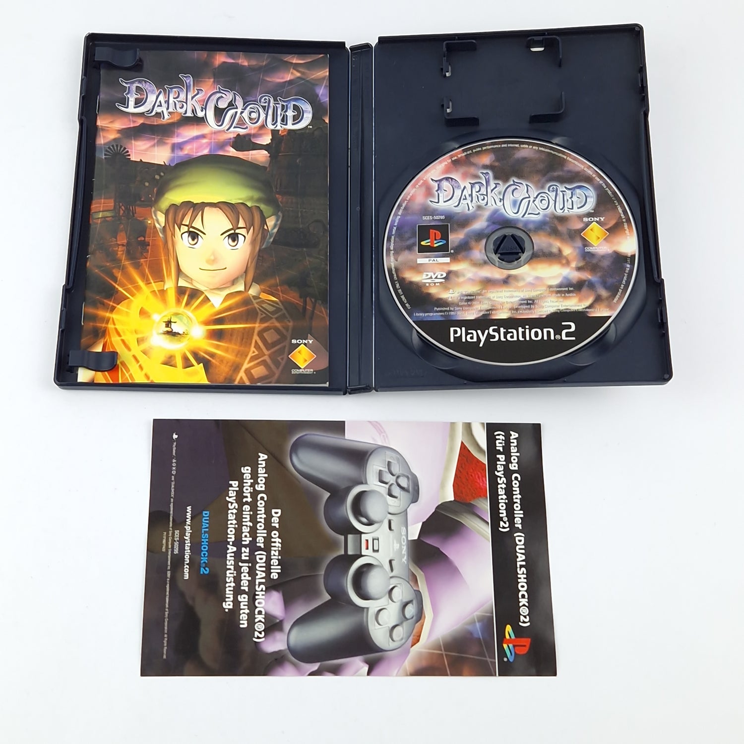 Playstation 2 game: Dark Cloud - CD instructions OVP cib / SONY PS2 PAL