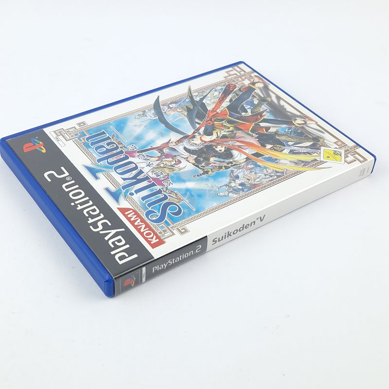 Playstation 2 game: Suikoden V 5 - CD manual OVP / SONY PS2 Konami PAL