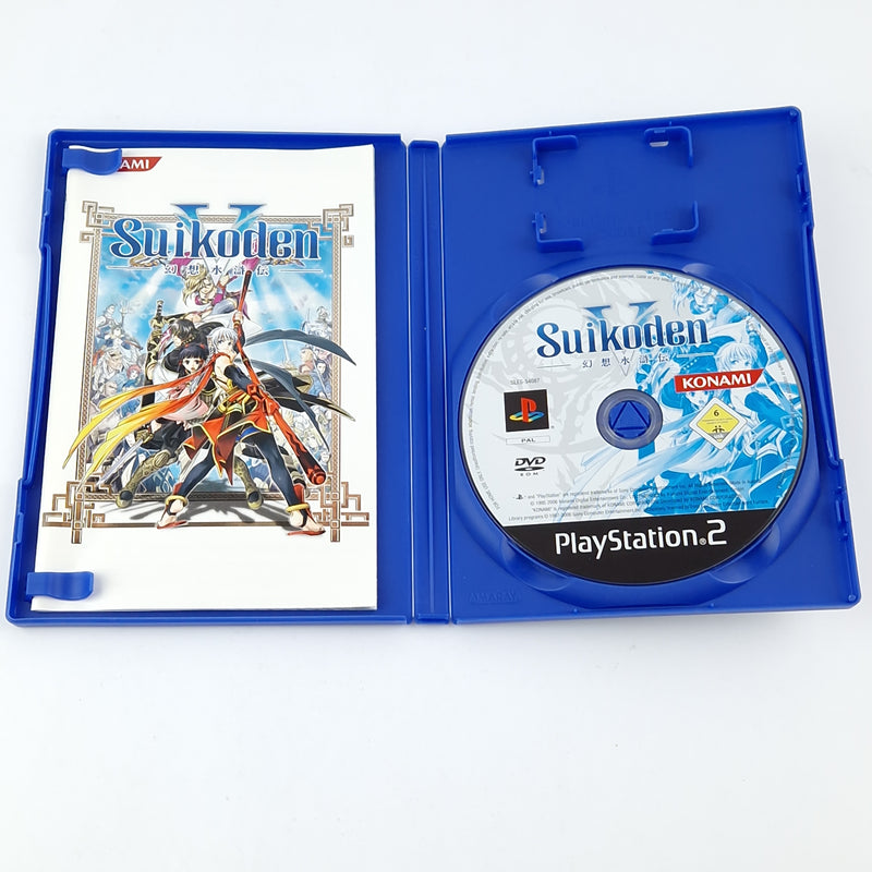 Playstation 2 Spiel : Suikoden V 5 - CD Anleitung OVP / SONY PS2 Konami PAL