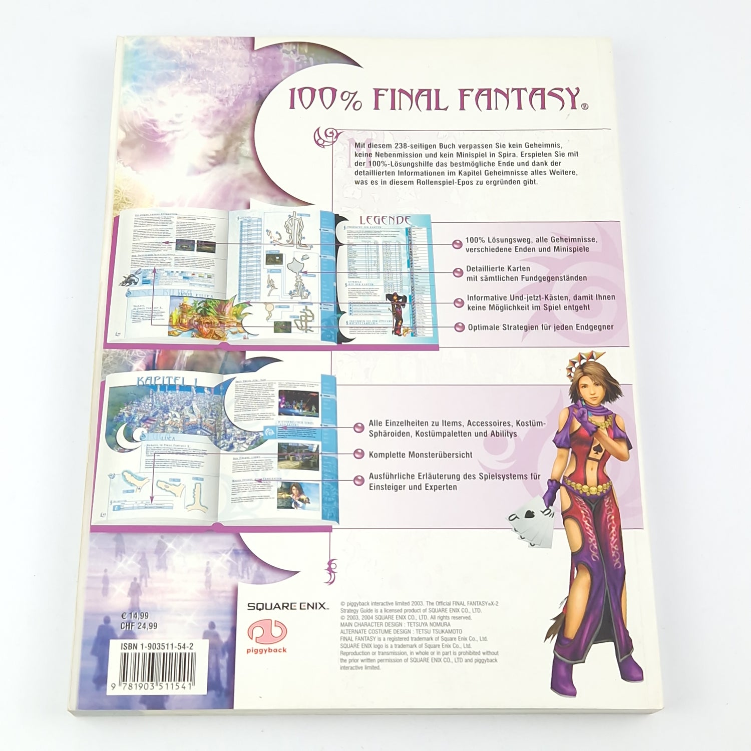 Playstation 2 Spiel : Final Fantasy X-2 + Lösungsbuch Guide - SONY PS2 OVP