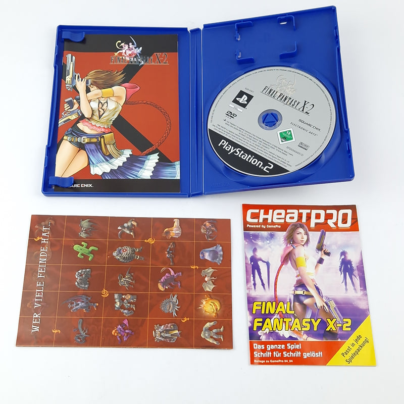 Playstation 2 Spiel : Final Fantasy X-2 + Lösungsbuch Guide - SONY PS2 OVP