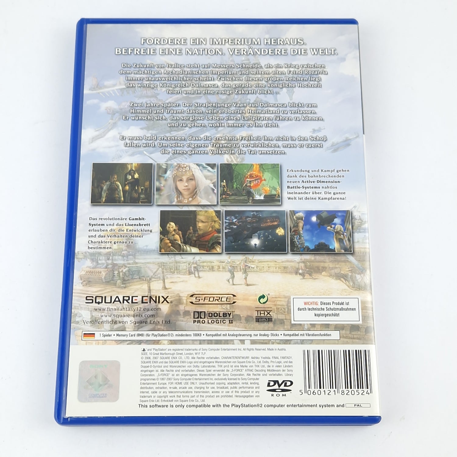 Playstation 2 Game: Final Fantasy XII + Solution Book Guide - SONY PS2 OVP