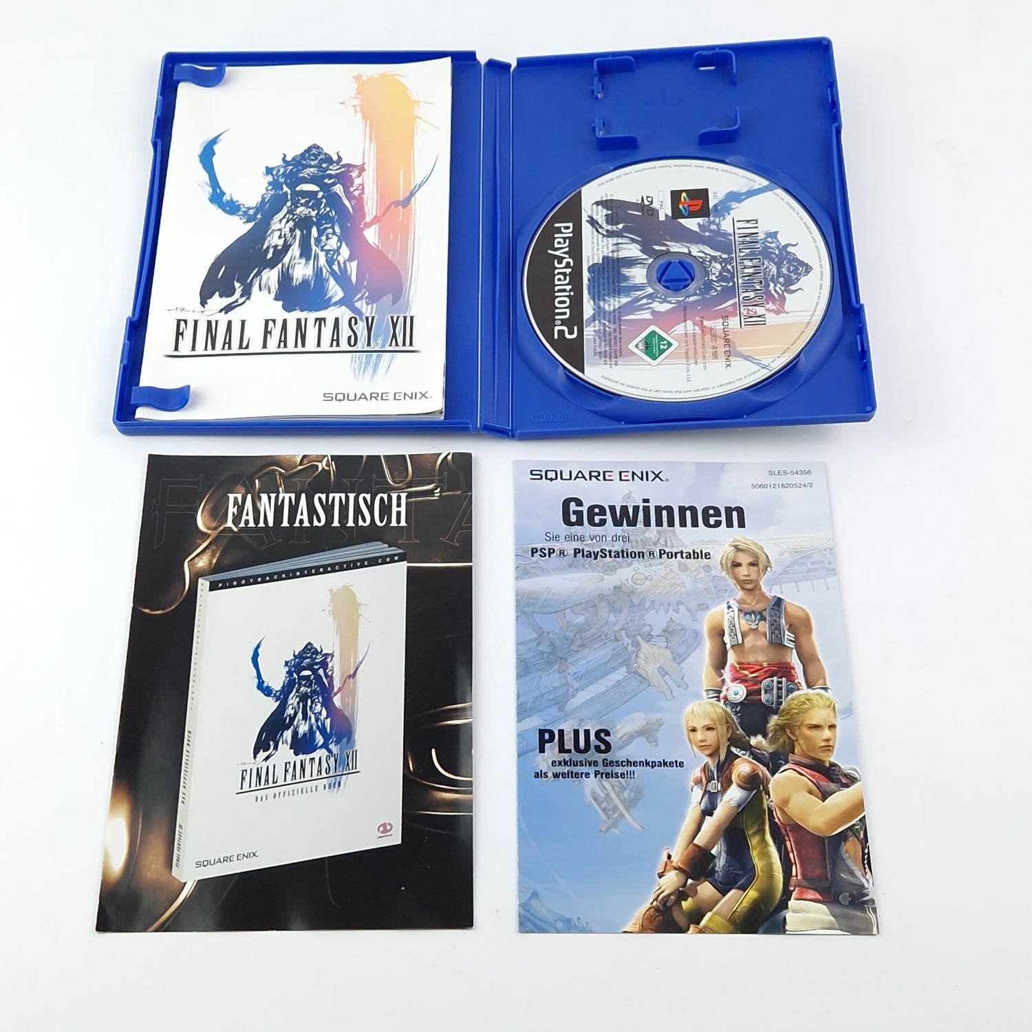 Playstation 2 Game: Final Fantasy XII + Solution Book Guide - SONY PS2 OVP