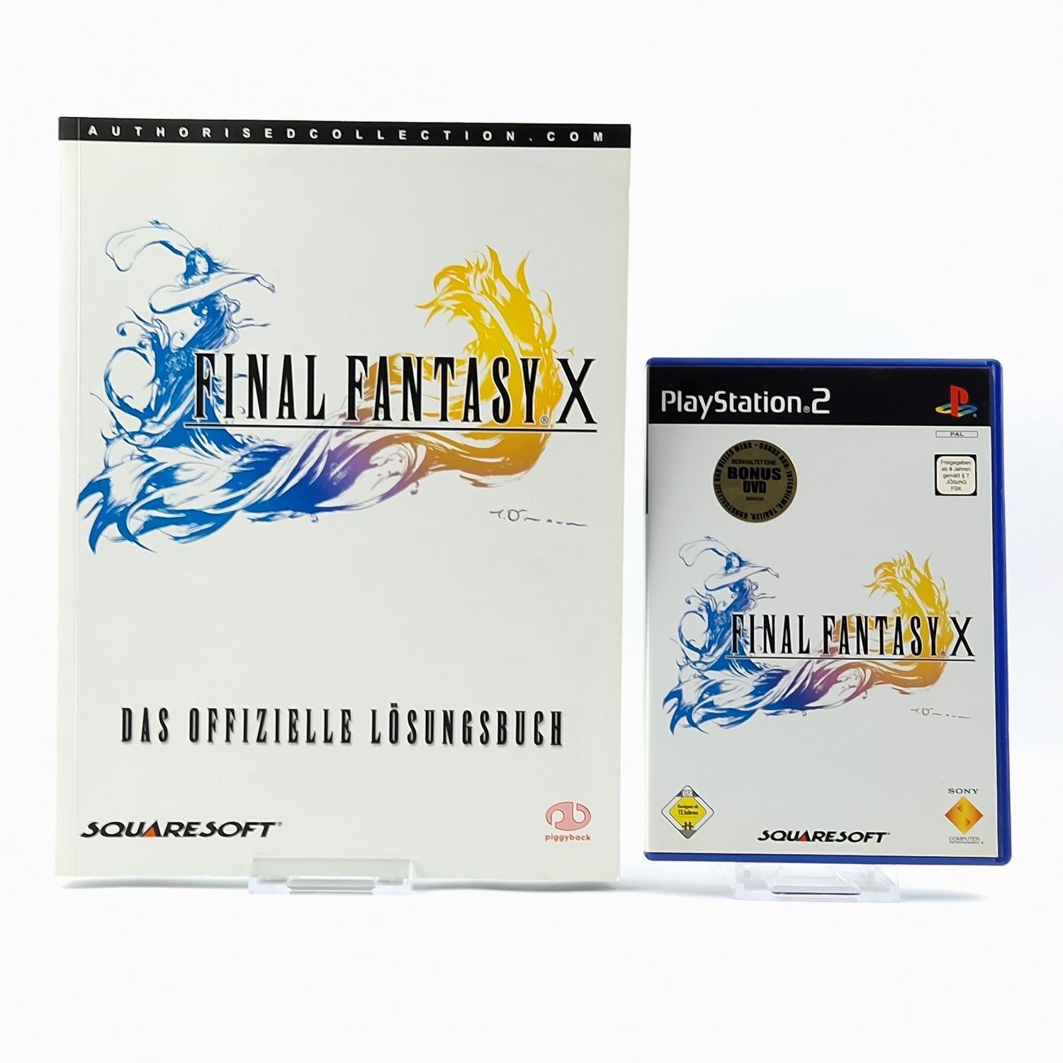 Playstation 2 game: Final Fantasy X + solution book game advisor - SONY PS2 original packaging