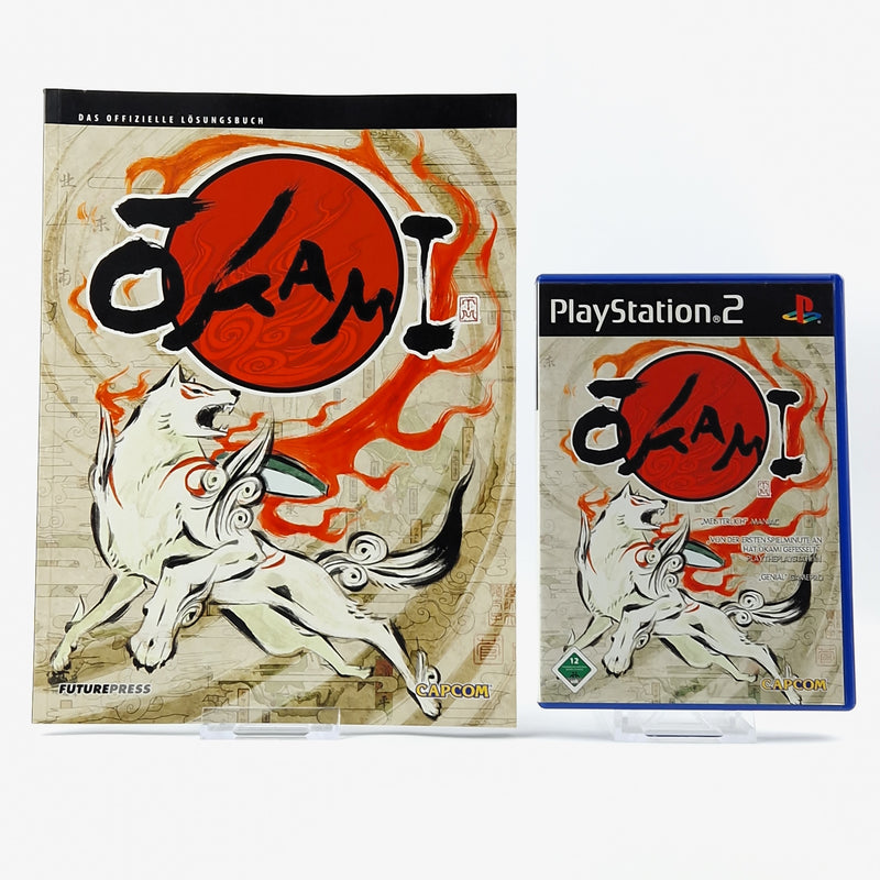 Playstation 2 game: Okami + solution book game advisor - SONY PS2 original packaging