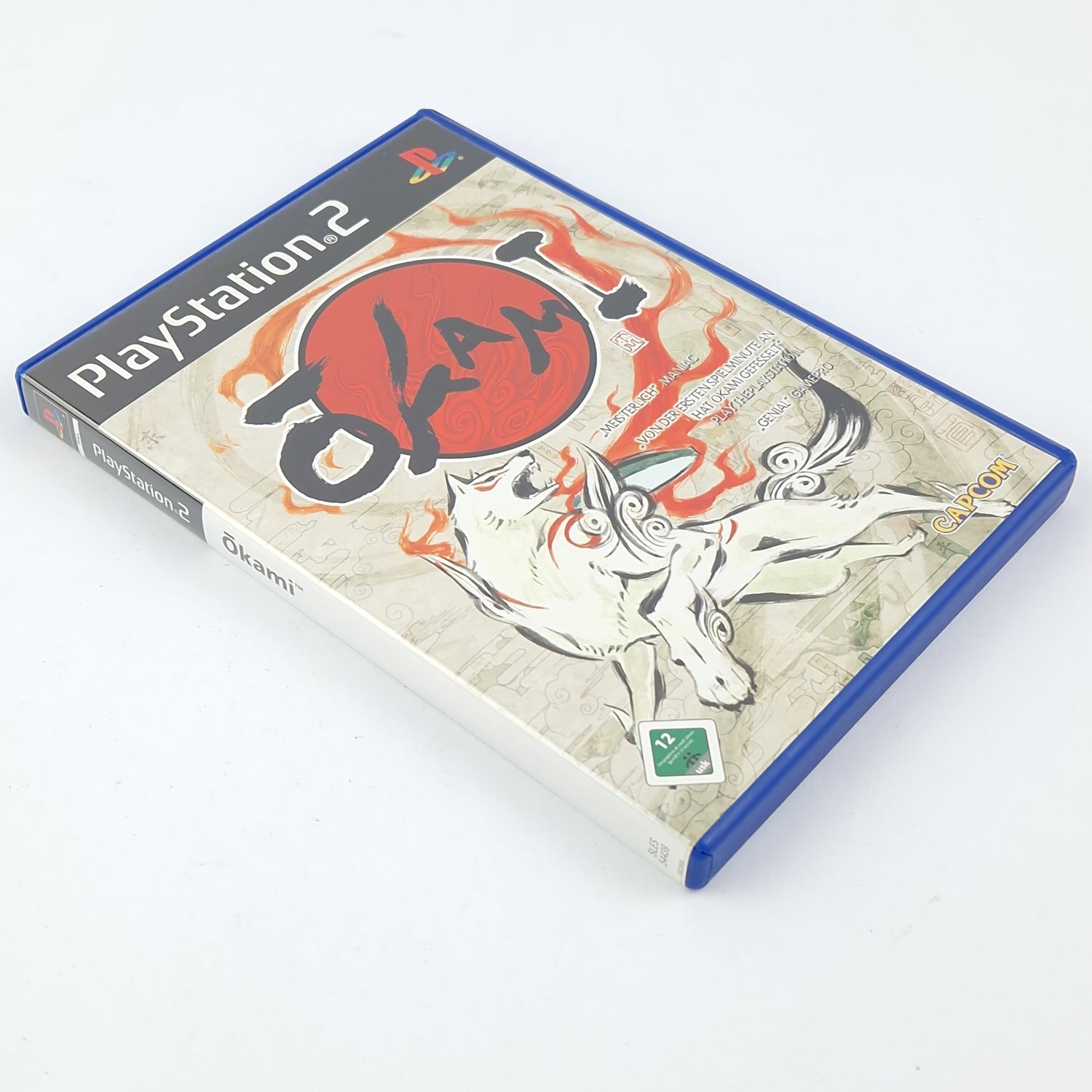 Playstation 2 game: Okami + solution book game advisor - SONY PS2 original packaging