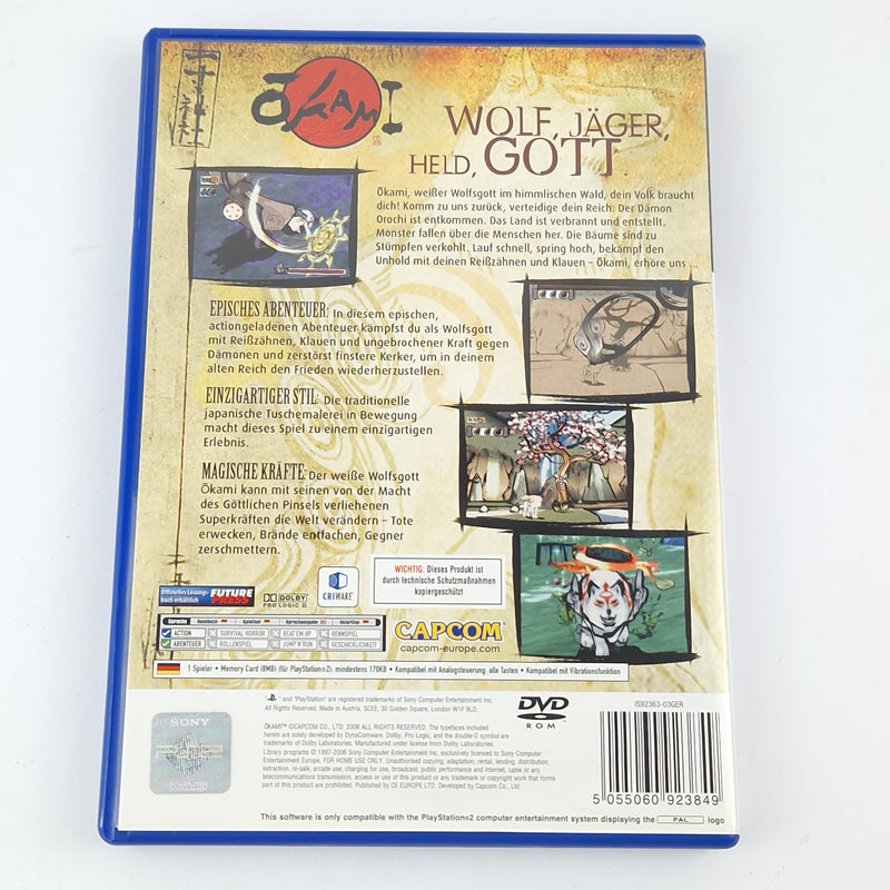 Playstation 2 game: Okami + solution book game advisor - SONY PS2 original packaging