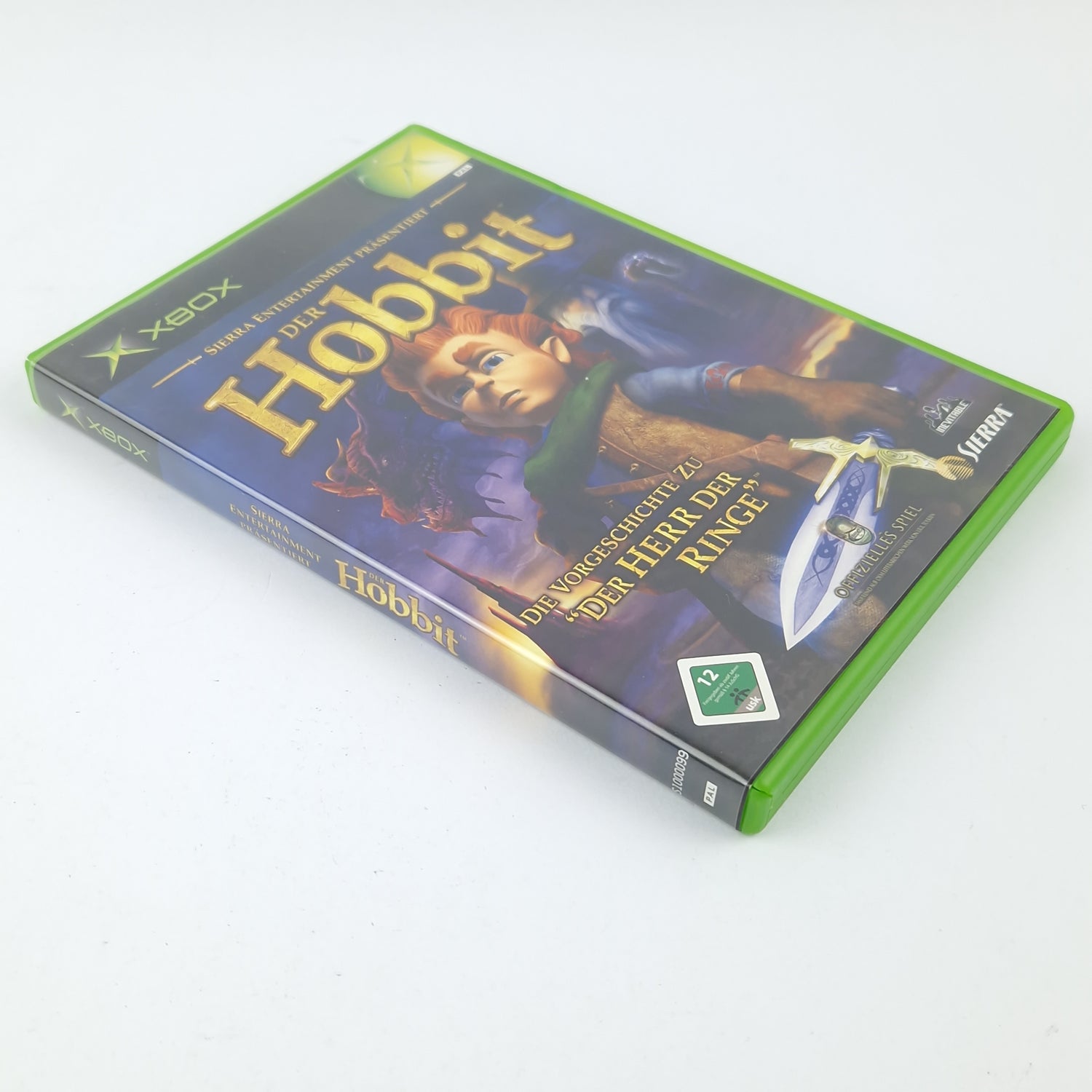 Xbox Classic Spiel : Der Hobbit (Vorgeschichte Herr der Ringe) Microsoft OVP PAL