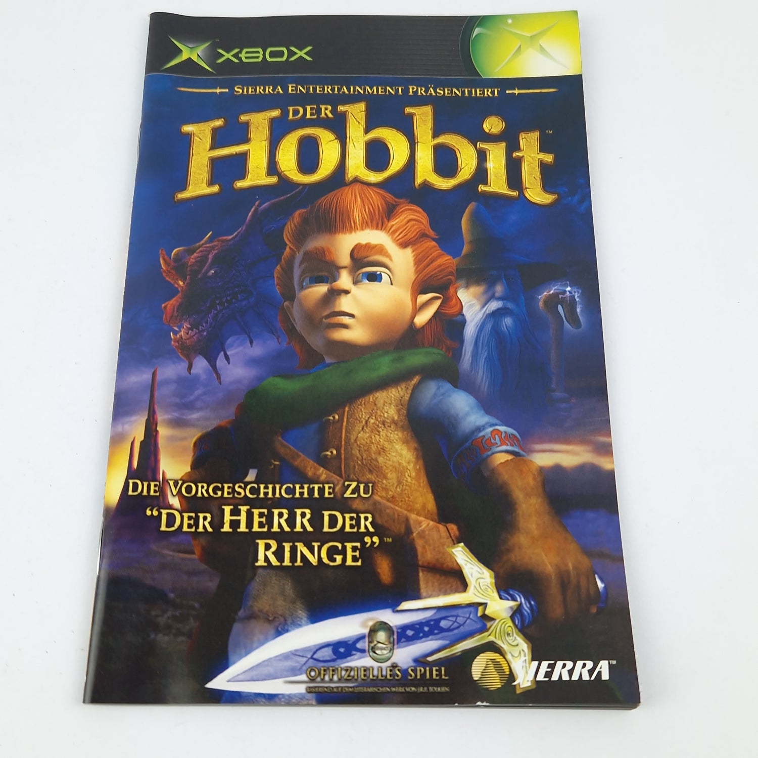 Xbox Classic Spiel : Der Hobbit (Vorgeschichte Herr der Ringe) Microsoft OVP PAL