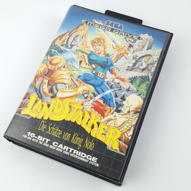 Sega Mega Drive Game: Landstalker + Players Guide - Module OVP Instructions cib