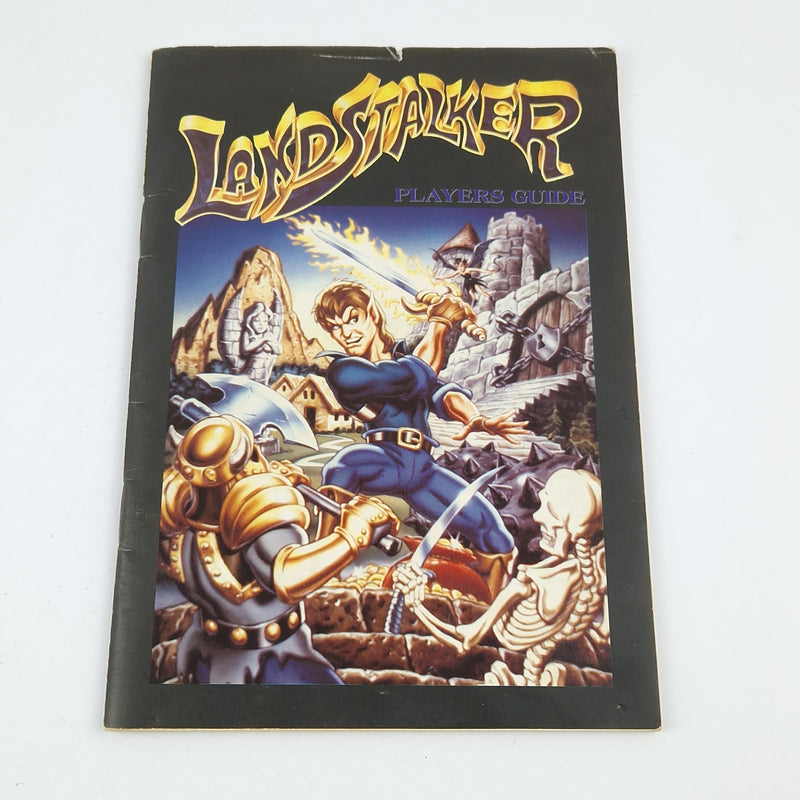 Sega Mega Drive Game: Landstalker + Players Guide - Module OVP Instructions cib