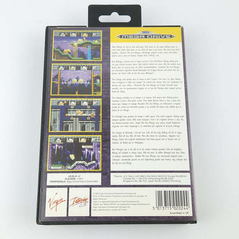 Sega Mega Drive Spiel : The Lost Vikings - Modul OVP Anleitung cib / MD PAL