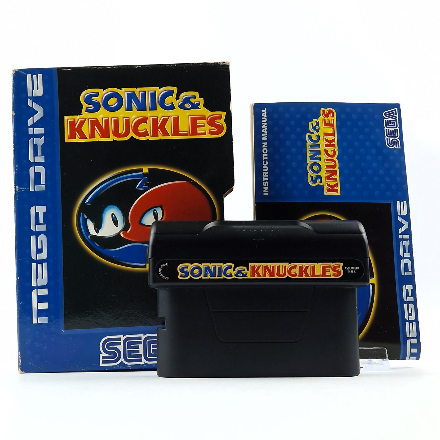 Sega Mega Drive Spiel : Sonic Knuckles - Modul OVP Anleitung / MD PAL