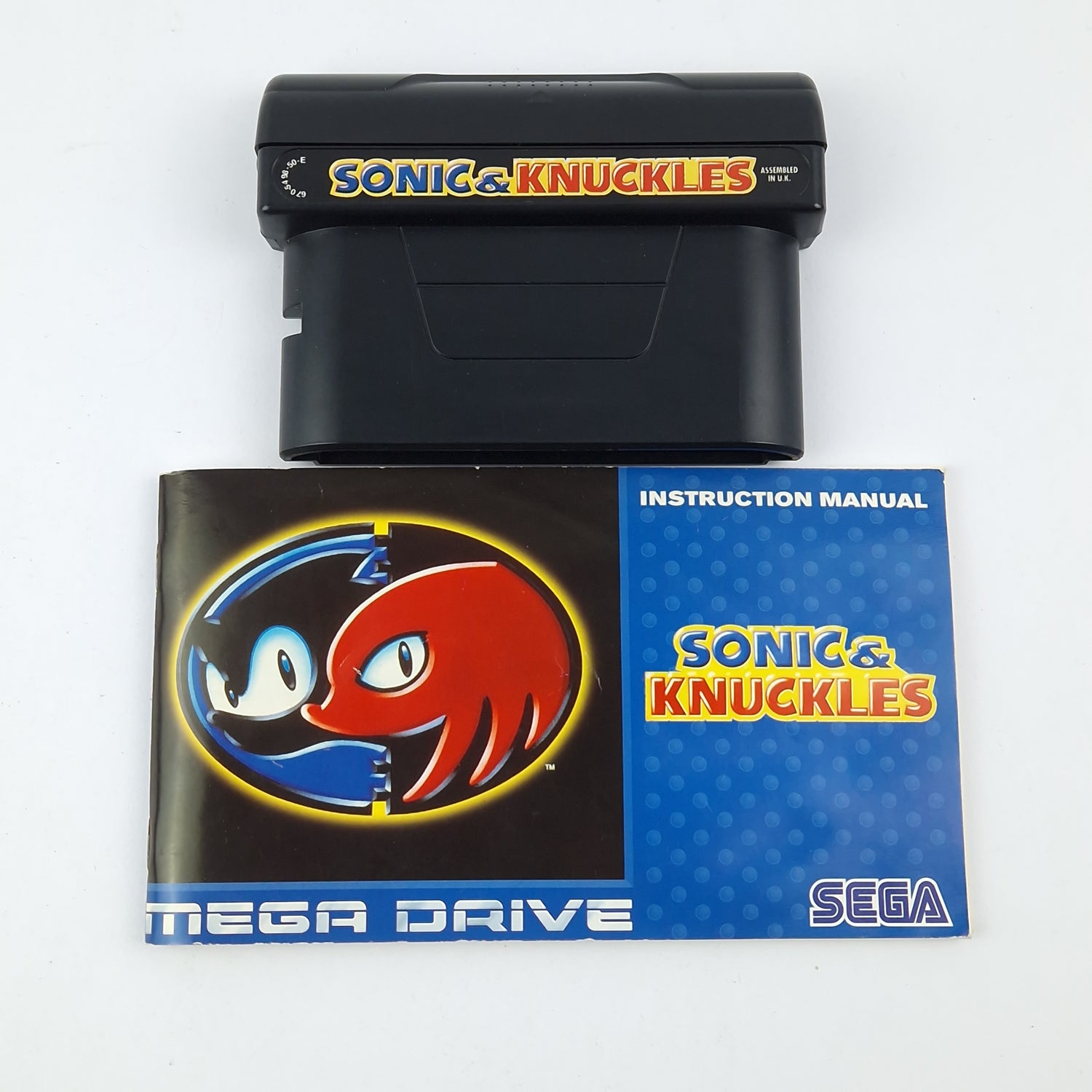 Sega Mega Drive Spiel : Sonic Knuckles - Modul OVP Anleitung / MD PAL