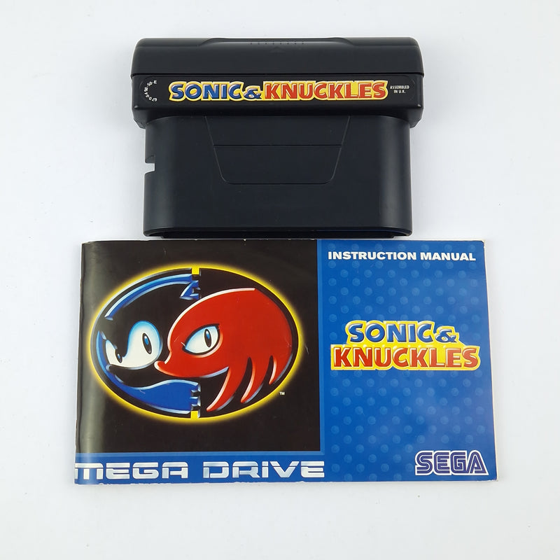 Sega Mega Drive Spiel : Sonic Knuckles - Modul OVP Anleitung / MD PAL