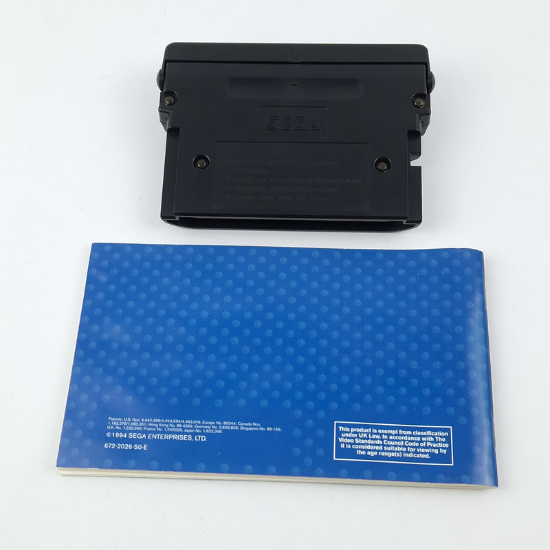 Sega Mega Drive Spiel : Sonic Knuckles - Modul OVP Anleitung / MD PAL