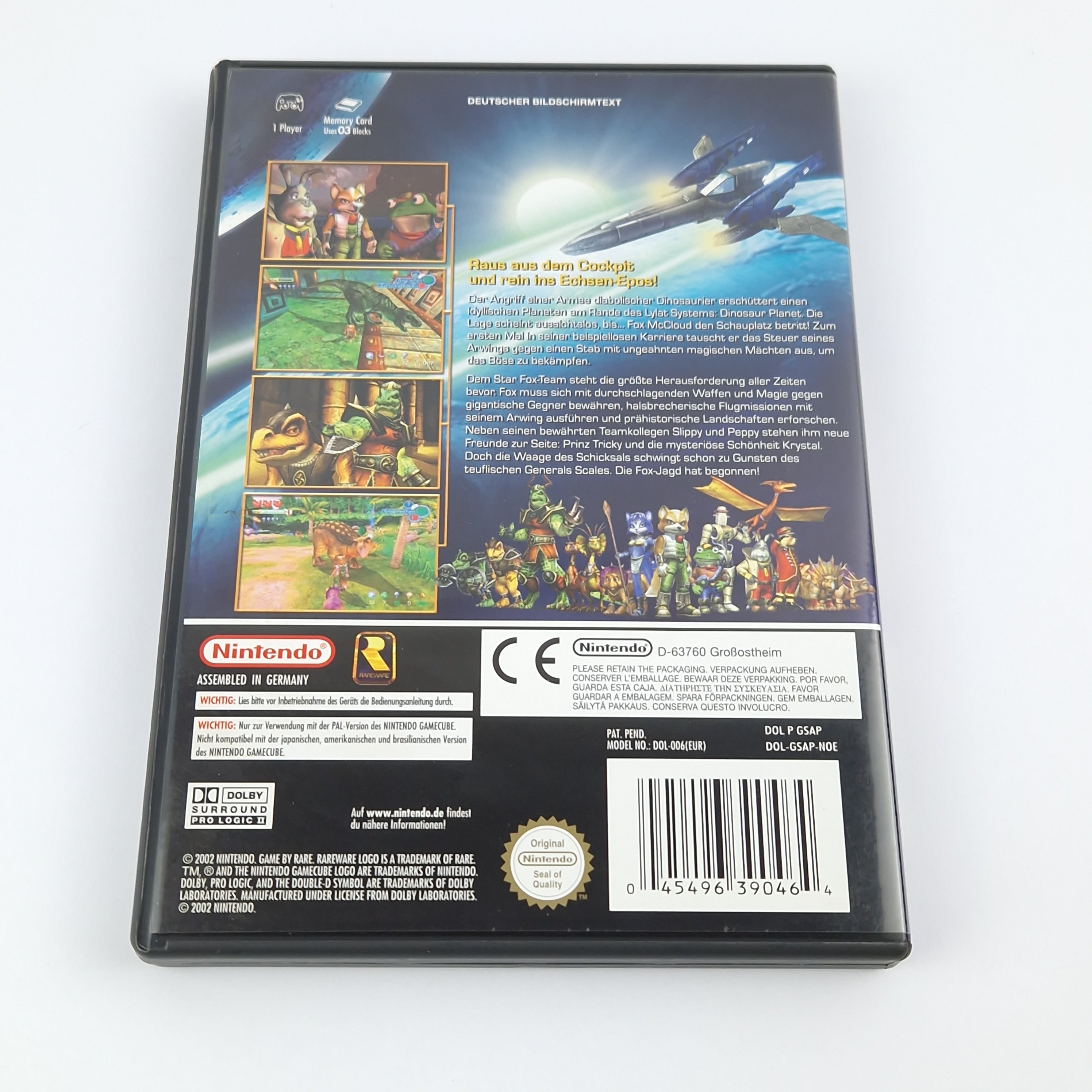 Nintendo Gamecube Spiel : Starfox Adventures - CD Anleitung Modul / PAL GC