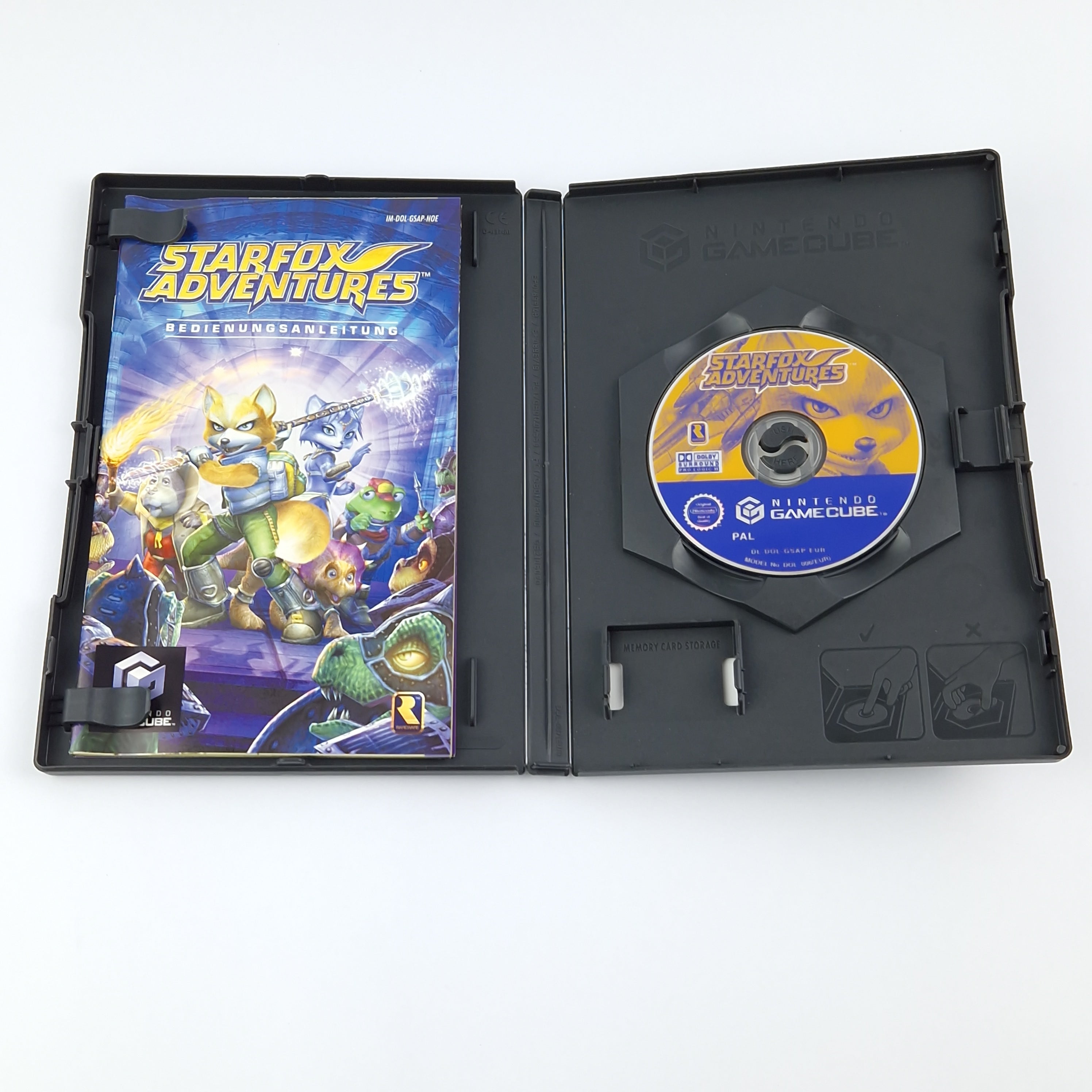 Nintendo Gamecube Spiel : Starfox Adventures - CD Anleitung Modul / PAL GC