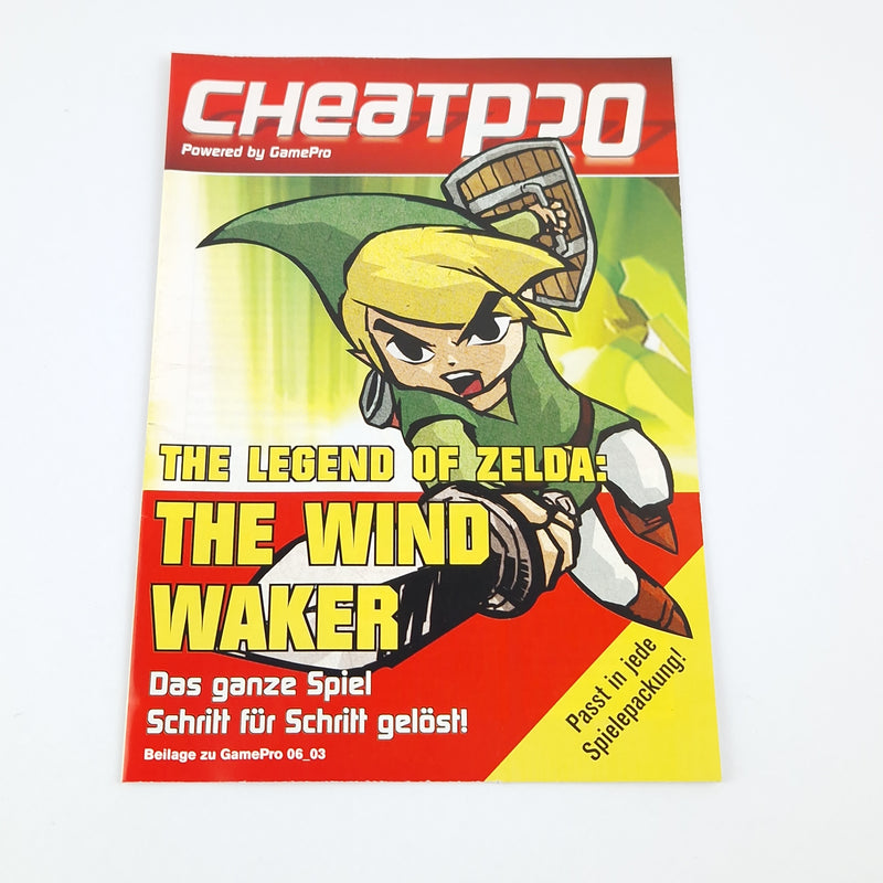 Nintendo Gamecube Game: Zelda The Windwaker Limited Edition + Cheat Pro