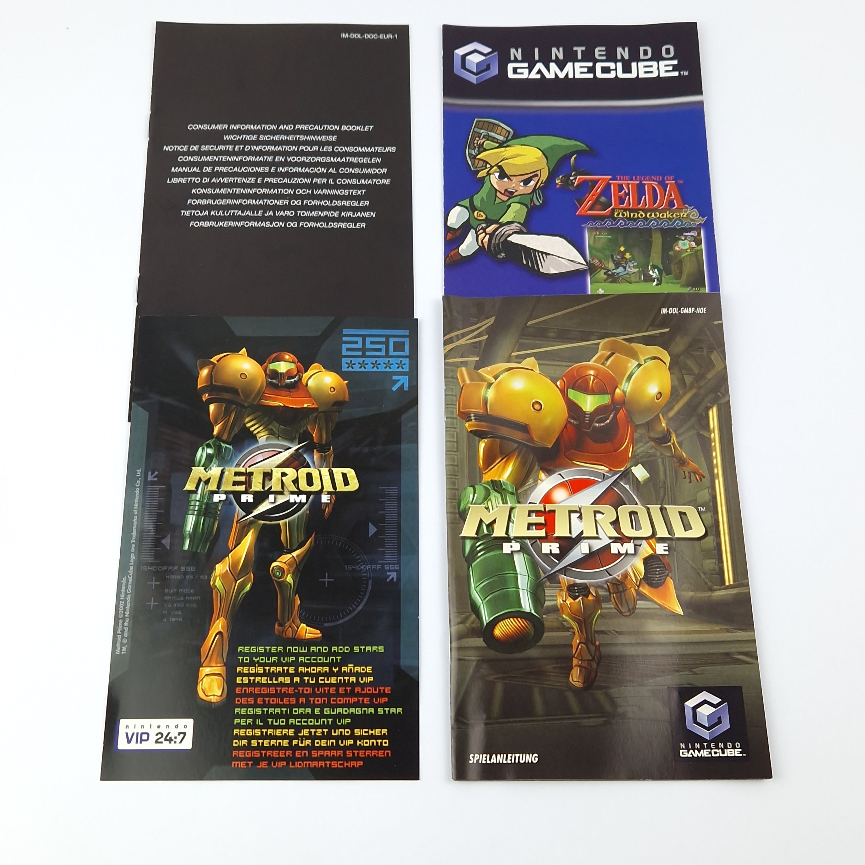 Nintendo Gamecube Spiel : Metroid Prime + Cheat Pro Heft / Lösungsbuch