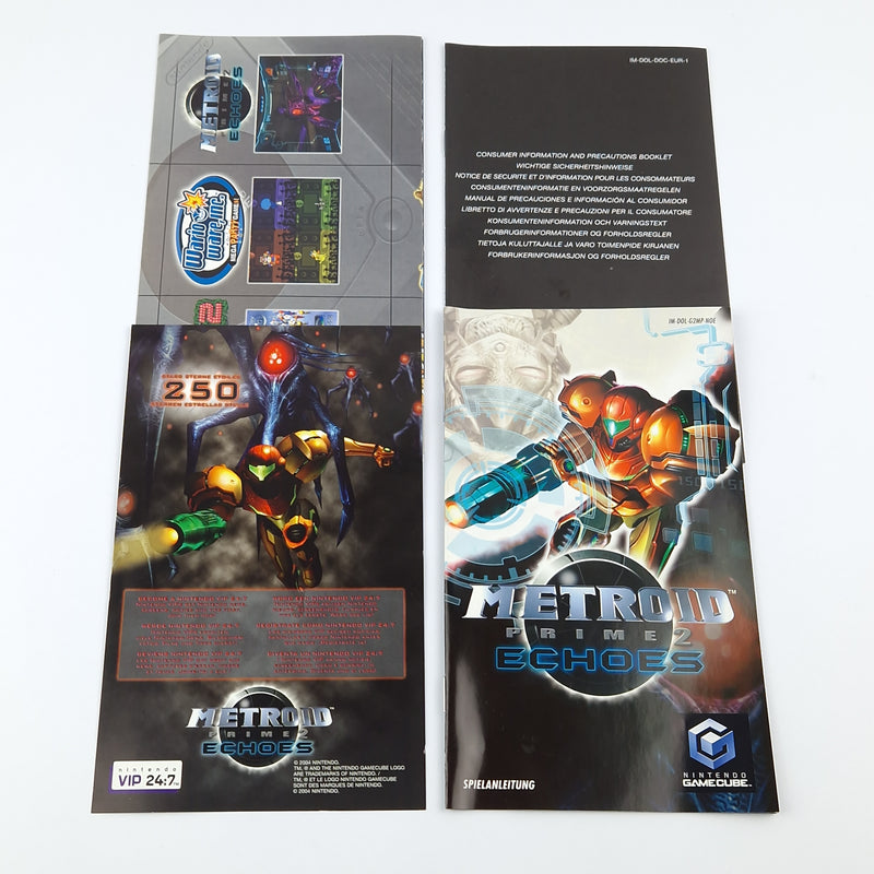 Nintendo Gamecube Spiel : Metroid Prime 2 Echoes - CD Anleitung OVP cib / PAL GC
