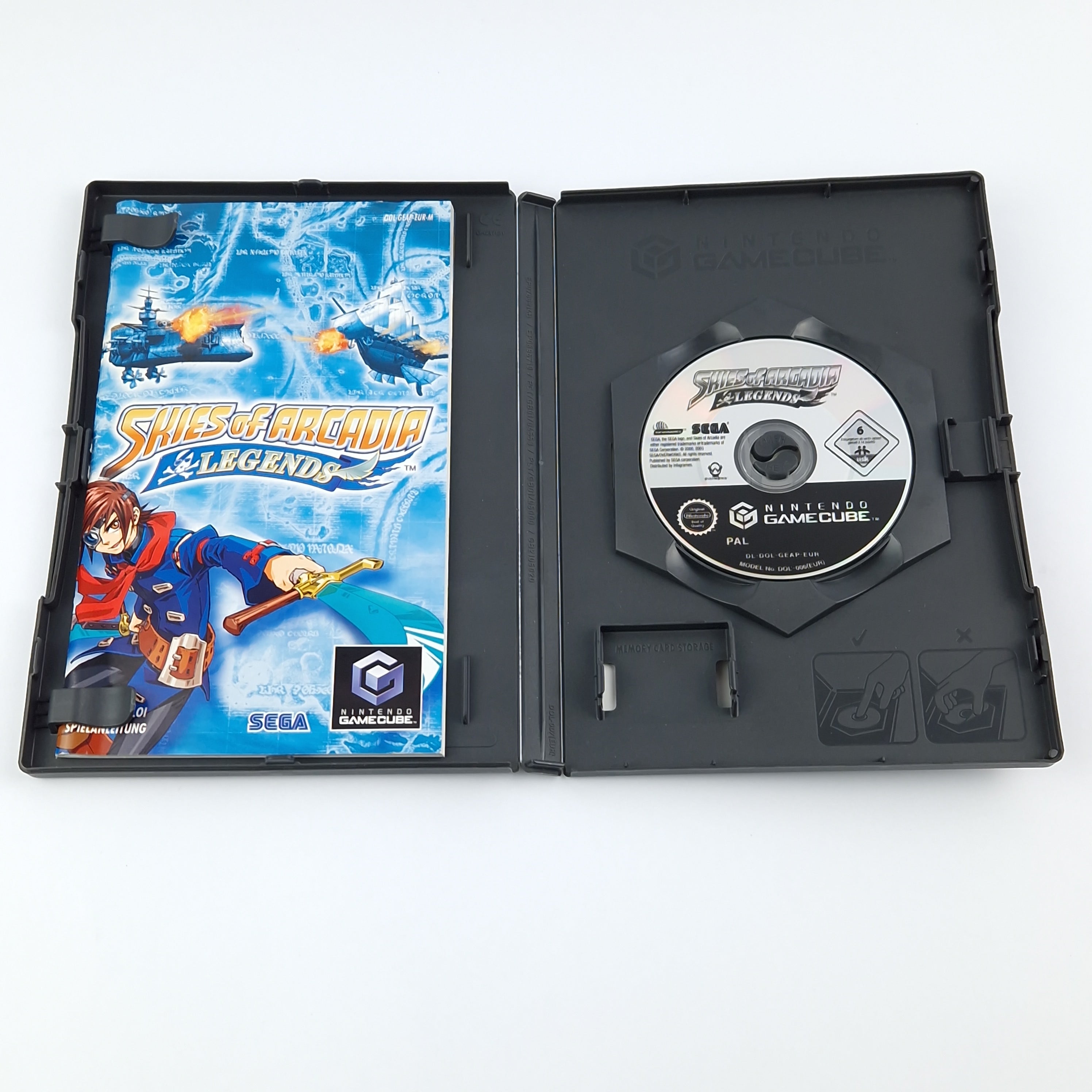 Nintendo Gamecube Spiel : Skies of Arcadia Legends - CD Anleitung OVP cib / PAL