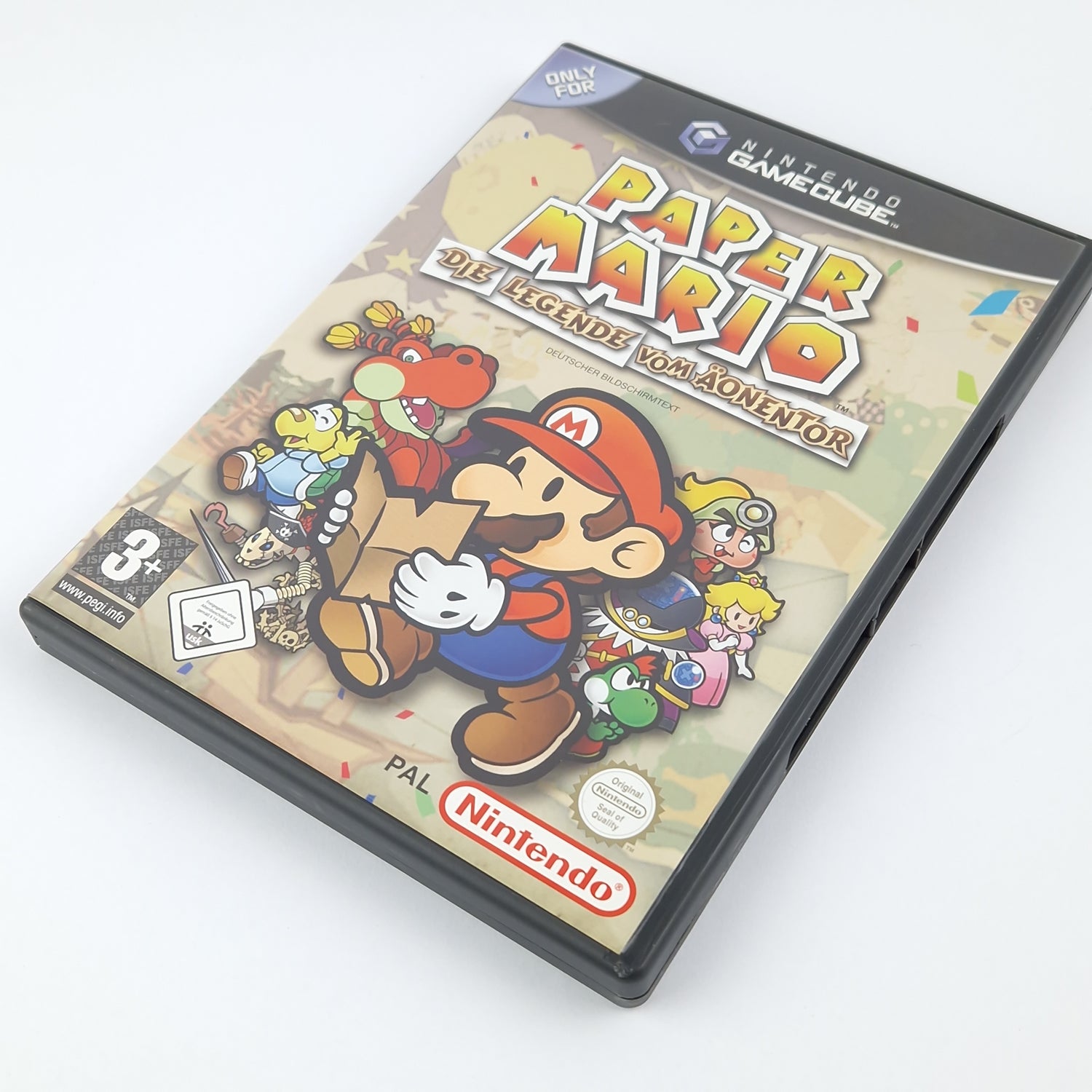 Nintendo Gamecube Game: Paper Mario the Legend of the Aeon Gate - OVP PAL Game