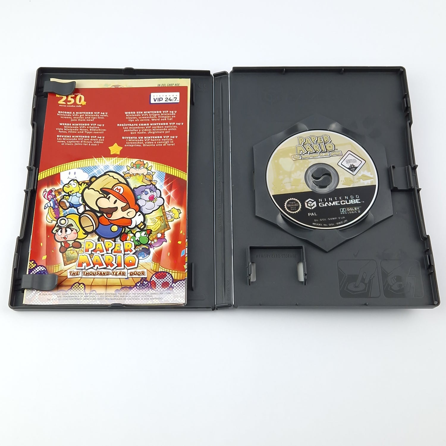 Nintendo Gamecube Spiel : Paper Mario die Legende vom Äonentor - OVP PAL Game