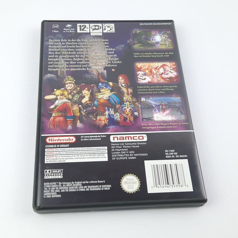 Nintendo Gamecube Spiel : Baten Kaitos + Future Press Lösungsbuch - OVP PAL