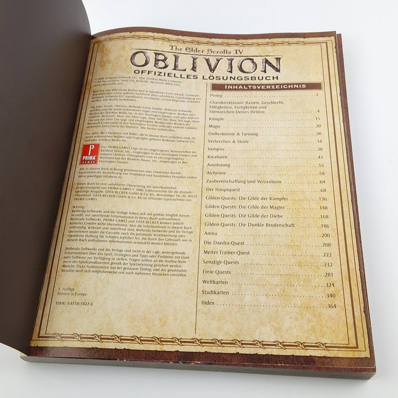 The Elder Scrolls IV Oblivion &amp; Shivering Isles - Walkthrough Book / Game Guide