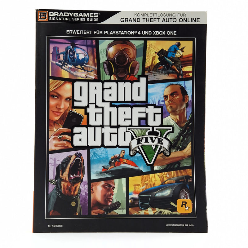Grand Theft Auto Five V - GTA 5 Lösungsbuch / Komplettlösung Guide - Bradygames