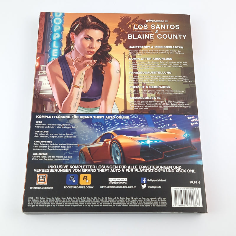 Grand Theft Auto Five V - GTA 5 Lösungsbuch / Komplettlösung Guide - Bradygames