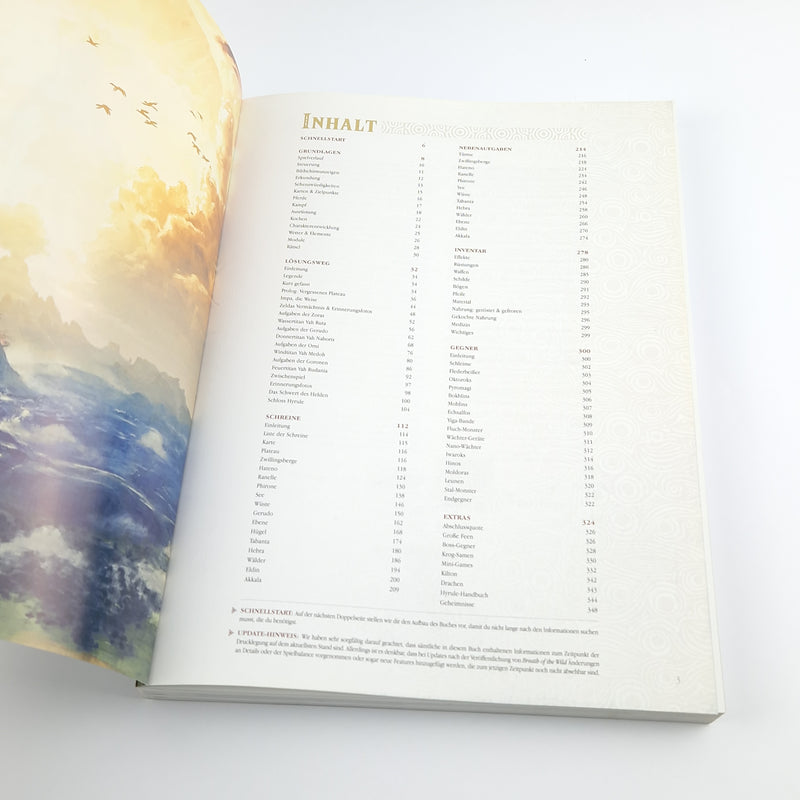 The Legend of Zelda Breath of the Wild - Buch Lösungsbuch Nintendo Switch
