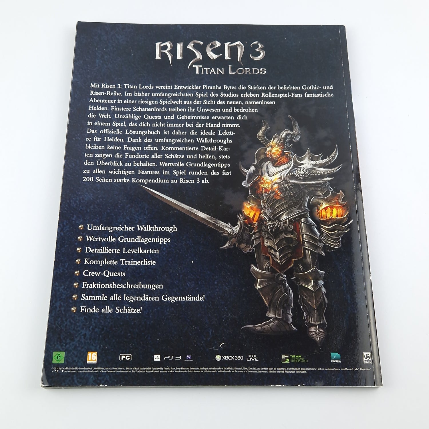 Risen 3 Titan Lords das offizielle Lösungsbuch / Spieleberater / Guide