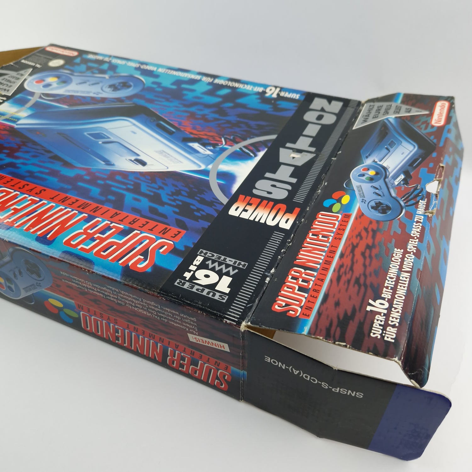 Super Nintendo Console: Power Station in original packaging - SNES PAL Console