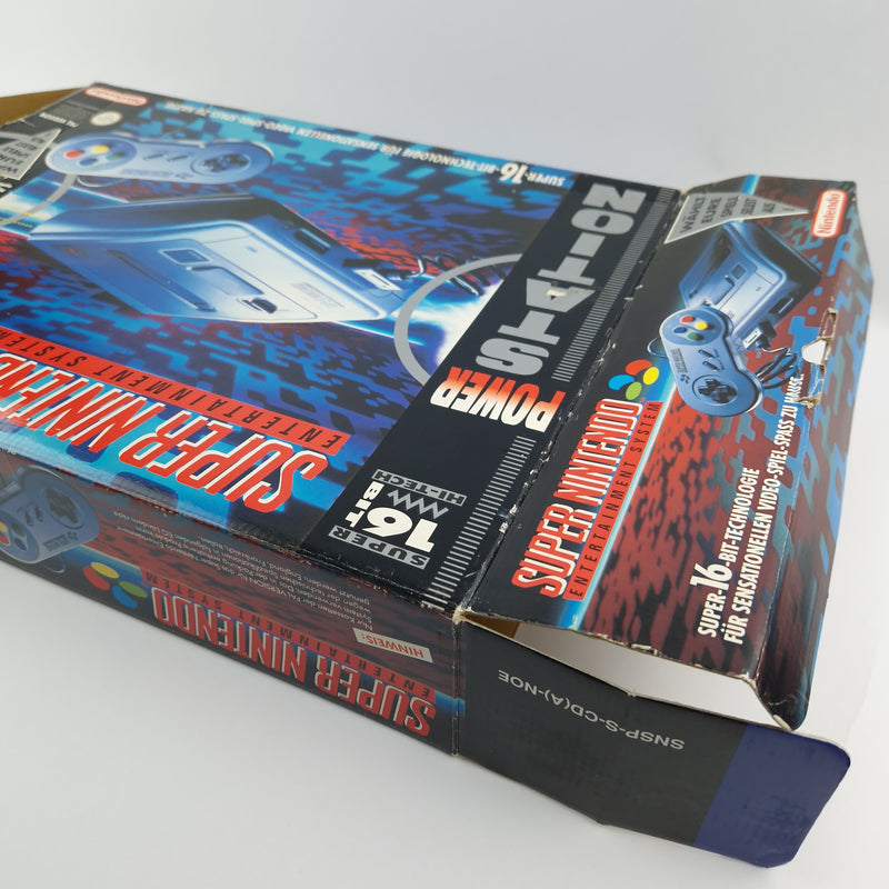 Super Nintendo Console: Power Station in original packaging - SNES PAL Console