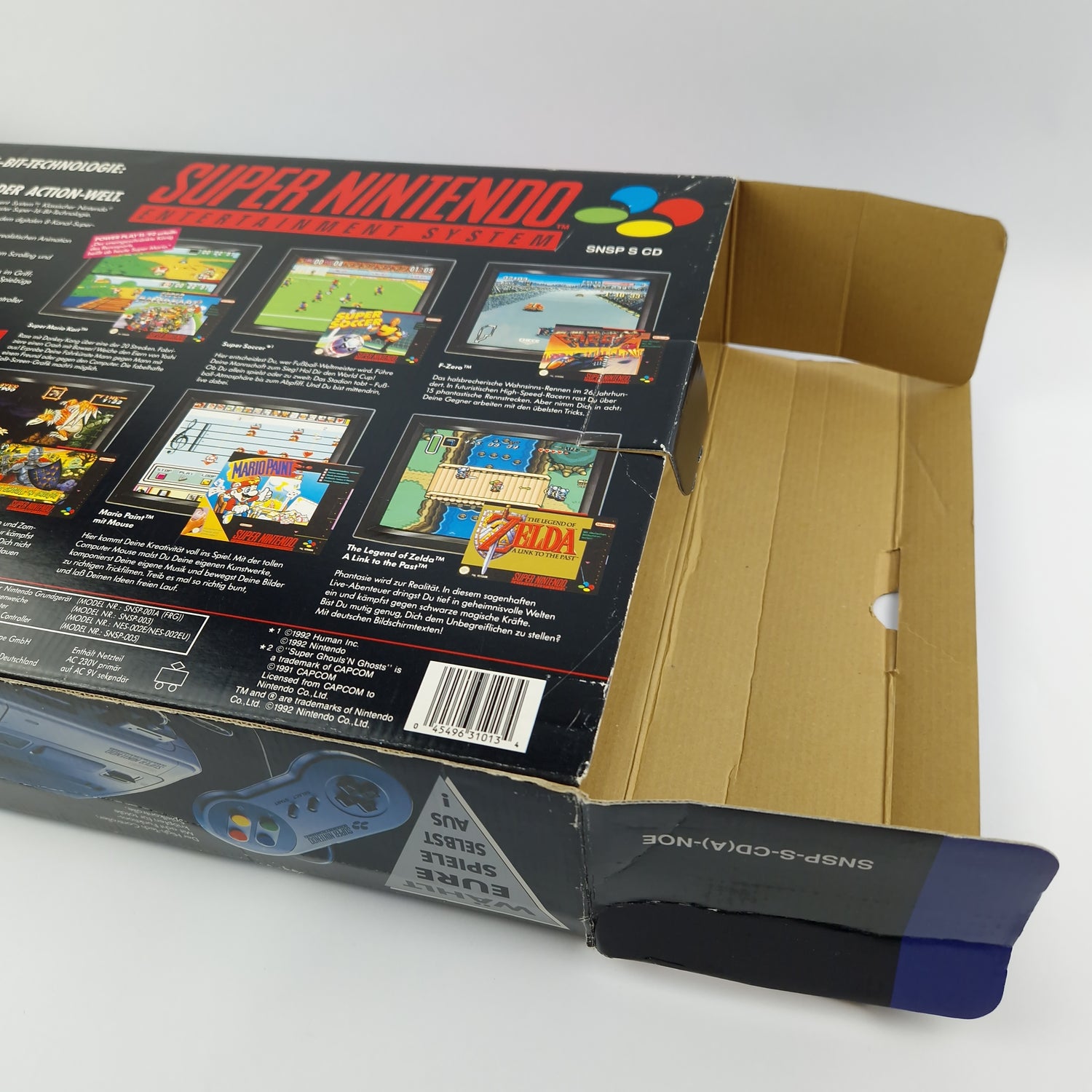 Super Nintendo Console: Power Station in original packaging - SNES PAL Console