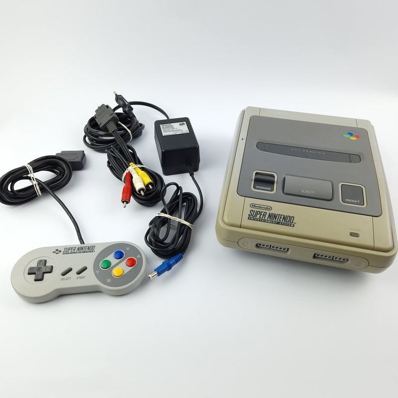 Super Nintendo Console: Power Station in original packaging - SNES PAL Console