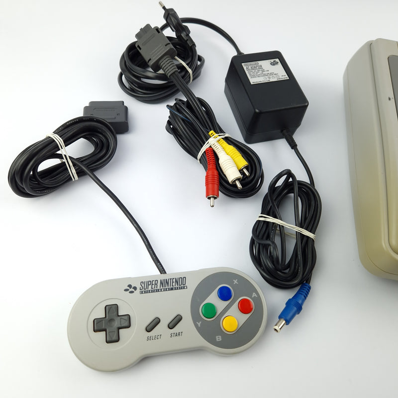Super Nintendo Console: Power Station in original packaging - SNES PAL Console