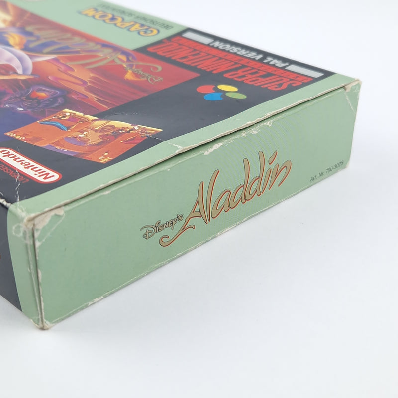 Super Nintendo Spiel : Disneys Aladdin - Modul Anleitung OVP cib / SNES PAL