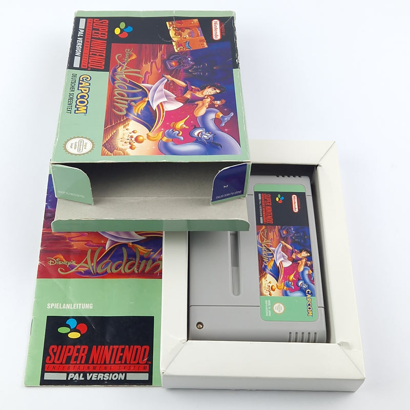 Super Nintendo Spiel : Disneys Aladdin - Modul Anleitung OVP cib / SNES PAL