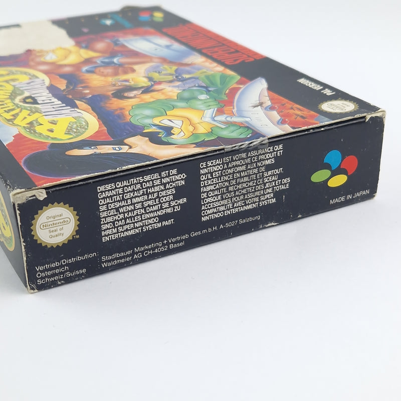 Super Nintendo Spiel : Battletoads in Battlemaniacs - Modul Anleitung OVP / SNES